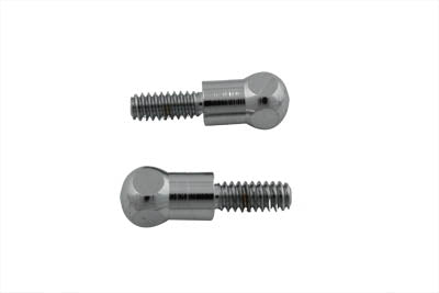 Chrome Brake Handle Screw Set Dome - V-Twin Mfg.