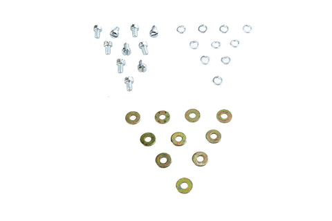 Ignition Points Plate Mount Screw Set Zinc - V-Twin Mfg.