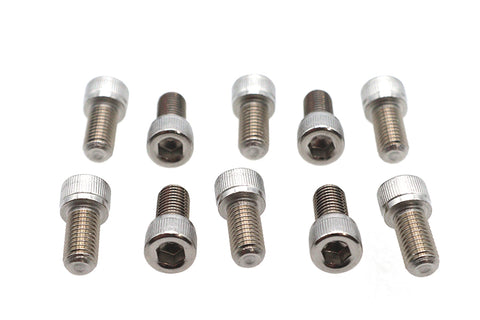 1/4 inch-28 x 1/2 inch Socket Cap Screw Stainless Steel - V-Twin Mfg.