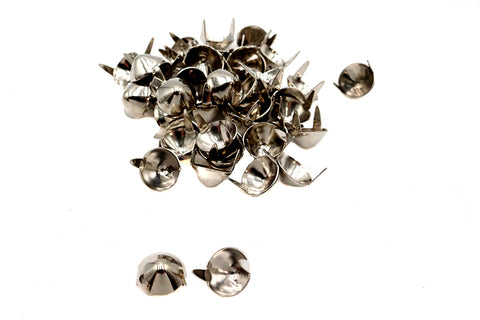 7/16 inch Pointed Saddlebag Spot Bright Nickel - V-Twin Mfg.