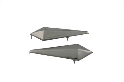 Spear Saddlebag Spots Nickel - V-Twin Mfg.