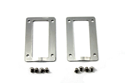 Polished Stainless Steel Rear Axle Protector Plates - V-Twin Mfg.