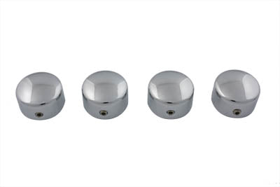 Head Bolt Cover Set Dome Chrome - V-Twin Mfg.