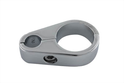 Chrome Cable Clamp 1 inch - V-Twin Mfg.