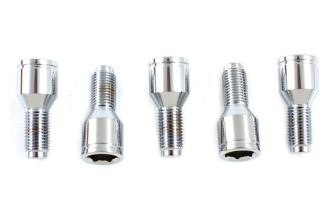 Brake Drum Lug Bolt Set Chrome - V-Twin Mfg.
