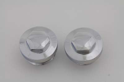 Primary Cover Cap Set Chrome - V-Twin Mfg.