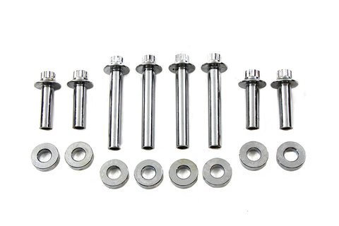 Head Bolt Set Chrome - V-Twin Mfg.