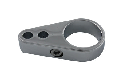 Dual Throttle Cable Clamp Chrome - V-Twin Mfg.