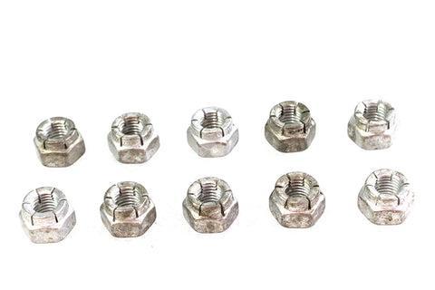 Flexloc Nut 5/16 inch-24 Cadmium - V-Twin Mfg.