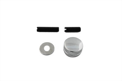 Seat Mount Knob Knurled Chrome - V-Twin Mfg.