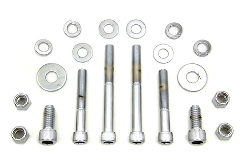 Chrome Engine Mount Allen Screw Set - V-Twin Mfg.
