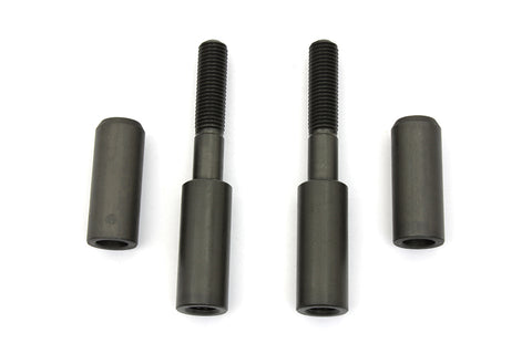 Black Phosphate Mirror Relocation Kit - V-Twin Mfg.