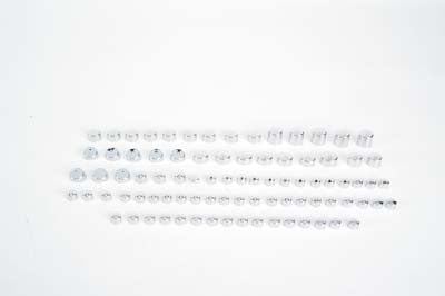 Wyatt Gatling Chrome Bolt Cap 86 Piece Cover Kit - V-Twin Mfg.
