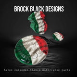 3D Aztec themed derby cover