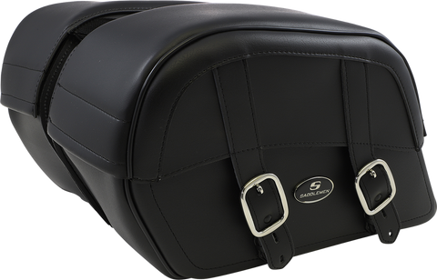 SADDLEMEN Drifter Slant Saddlebags - Jumbo 3501-0320