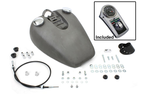 Bobbed 3.2 Gallon Gas Tank Kit - V-Twin Mfg.