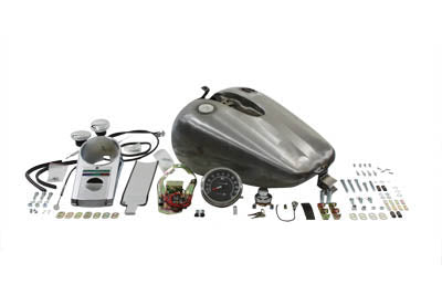 Bobbed 4.0 Gallon Gas Tank Kit - V-Twin Mfg.