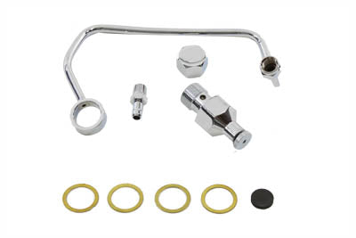 Fuel Petcock Shut Off Rod Kit Chrome - V-Twin Mfg.