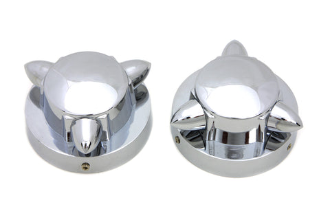 Krommet Gas Cap Cover Set - V-Twin Mfg.