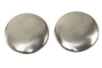 Polished Low Profile Gas Cap Set - V-Twin Mfg.