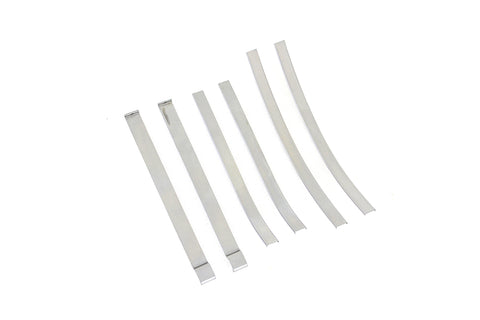 Emblem/Trim Mount Strip Set Raw Steel - V-Twin Mfg.