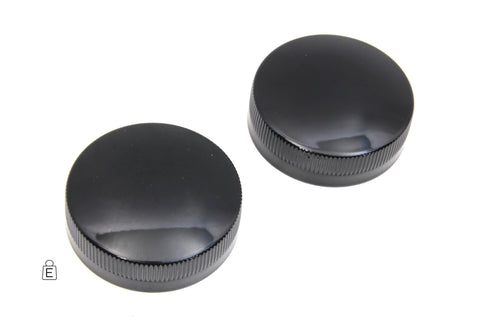 Replica Eaton Style Gas Cap Set Vented Black - V-Twin Mfg.
