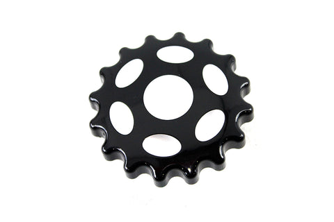 Sprocket Gas Cap Non-Vented Black - V-Twin Mfg.