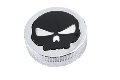 Chrome Skull Style Vented Gas Cap - V-Twin Mfg.