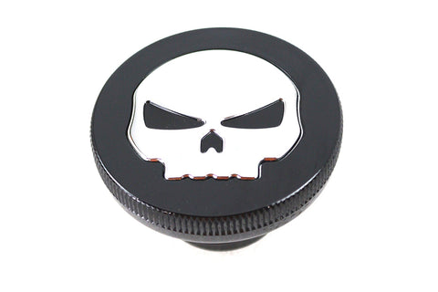 Black Skull Gas Cap - V-Twin Mfg.