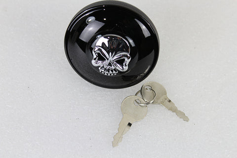 Keyed Gas Cap Vented Black - V-Twin Mfg.