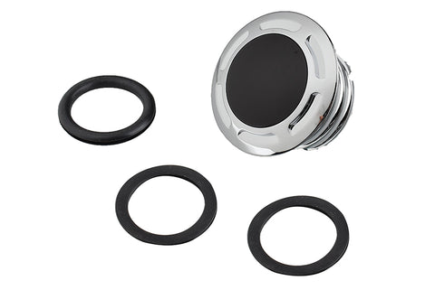 Slot Pop Up Vented Gas Cap Chrome - V-Twin Mfg.