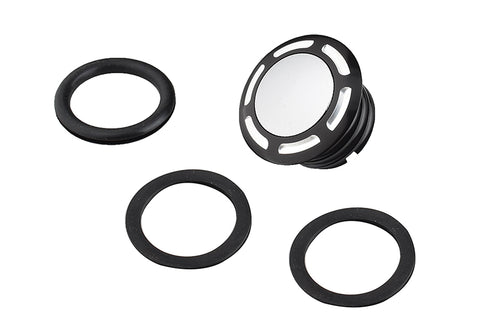 Slot Pop Up Vented Gas Cap Black - V-Twin Mfg.