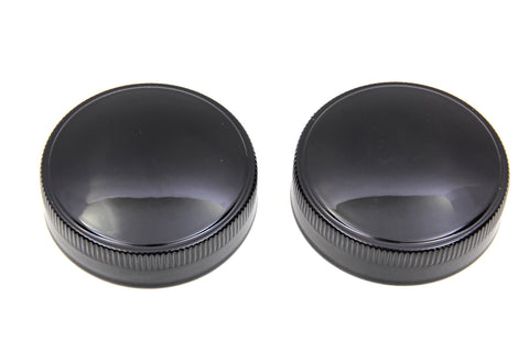 Replica Eaton Vented Gas Cap Set Black - V-Twin Mfg.