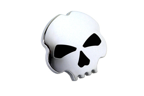 Skull Style Vented Gas Cap Chrome - V-Twin Mfg.