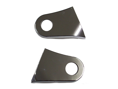 Gas Tank Bracket Cover Set Chrome - V-Twin Mfg.