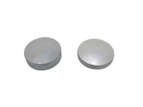Gas and Oil Cap Set Chrome - V-Twin Mfg.