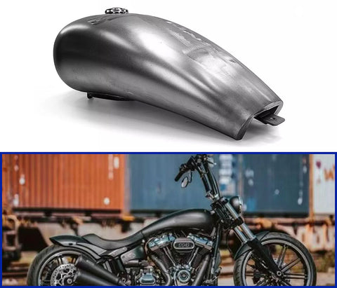 M8 Stretch 5.00 Gallon Gas Tank Raw - V-Twin Mfg.