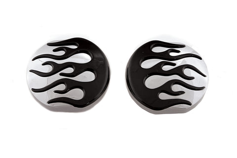 Flame Style Vented and Non-Vented Gas Cap Set - V-Twin Mfg.