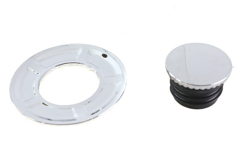 Pop Up Style Vented Gas Cap Chrome - V-Twin Mfg.