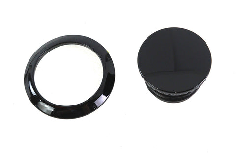 Pop Up Style Vented Gas Cap Black - V-Twin Mfg.