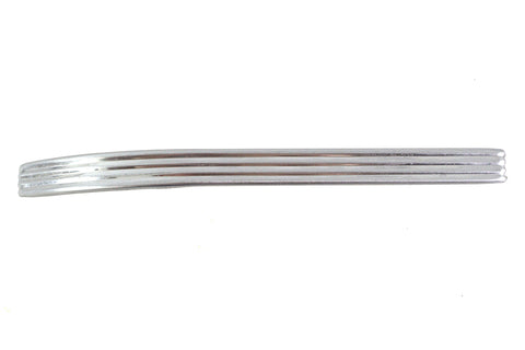 Small Ribbed Emblem Trim Stainless Steel - V-Twin Mfg.