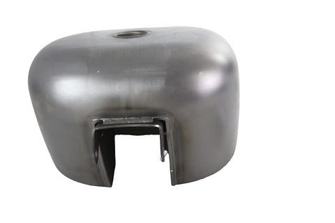 M8 Sporty 3.2 Gallon Gas Tank Raw Steel Low Mount - V-Twin Mfg.