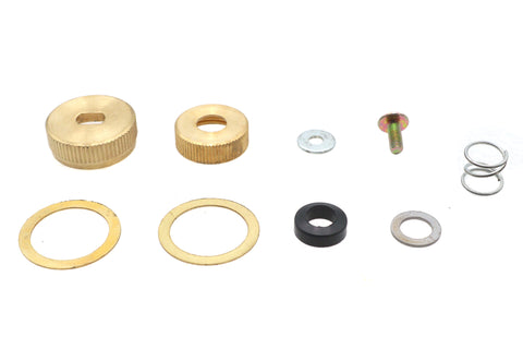 Petcock Shut Off Knob and Collar Set - V-Twin Mfg.