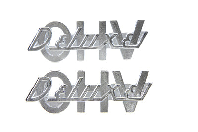 Fender Emblem Set  inchDeluxe Overhead Valve inch - V-Twin Mfg.