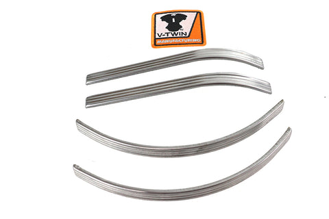 Knucklehead Tank Stainless Steel Trim Set 1940-46 - V-Twin Mfg.