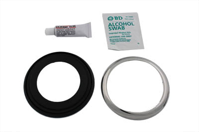 Bayonet Type Filler Ring Polished Stainless Steel - V-Twin Mfg.