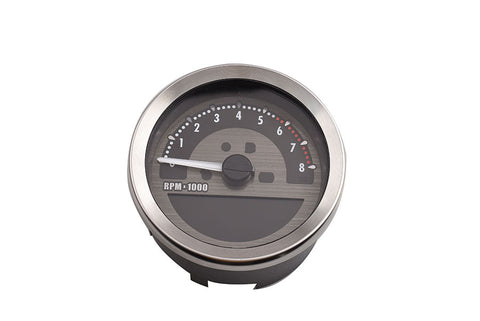 3-5/8 inch Electronic Speedometer Assembly Black - V-Twin Mfg.