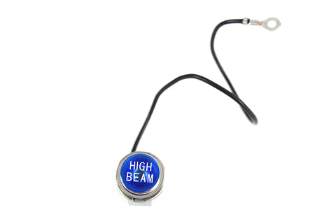 Blue High Beam Indicator Lamp - V-Twin Mfg.