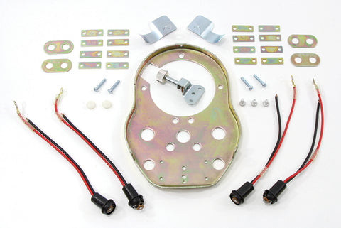 Cateye Dash Base with Sockets - V-Twin Mfg.