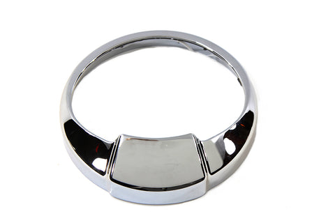Chrome 3.75 inch Speedometer Visor - V-Twin Mfg.